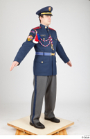  Photos Historical Officer man in uniform 2 Czechoslovakia Officier Uniform a poses badge whole body 0001.jpg